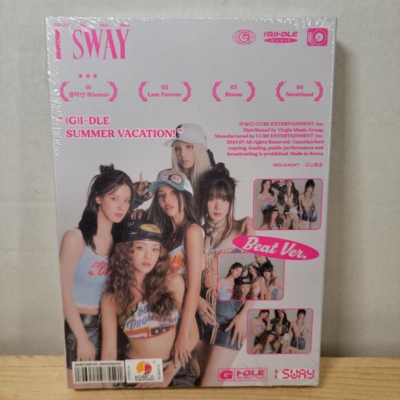 CD (G)I-DLE: I Sway (7th Mini Album - Beat Ver.)+1 Post & 1 Photocard NEW/SEALED - Picture 4 of 4